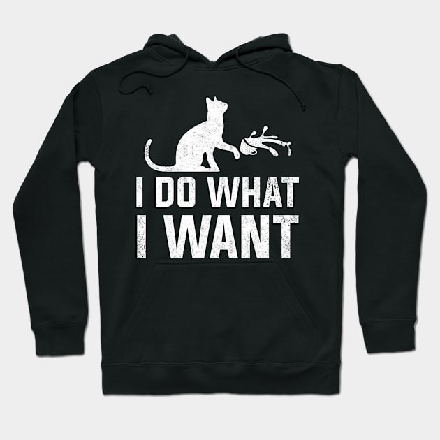 Funny Cat Shirt: I do what I want with my cat shirt Hoodie by Otis Patrick